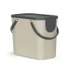 Rotho Albula 25 L prostokątny pojemnik do przechowywania/na odpady, cappuccino, technopolimer, 25 L, 400×235×340 mm