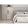 Szafka nocna top e shop MALWA M2 KASZMIR — 2 szuflady, płyta wiórowa, kaszmir, 300×300×400 mm