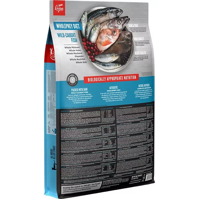 ORIJEN Six Fish Cat - sucha karma dla kota - 5,4kg