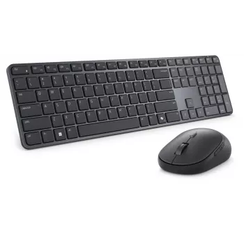 DELL Pro 7 cienki KM726 klawiatura Zawiera mysz Biuro/Dom RF Wireless + Bluetooth QWERTY US International Czarny