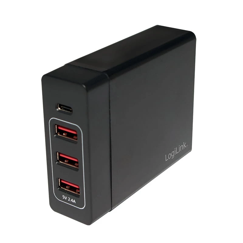 Ładowarka wewnętrzna LogiLink PA0122 Uniwersalna Czarna USB