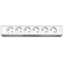 Kindermann Panel modułowy na 6 płytek - Obudowa gniazdowa - Zasilanie X 6 - Aluminium naturalne (7449000306)