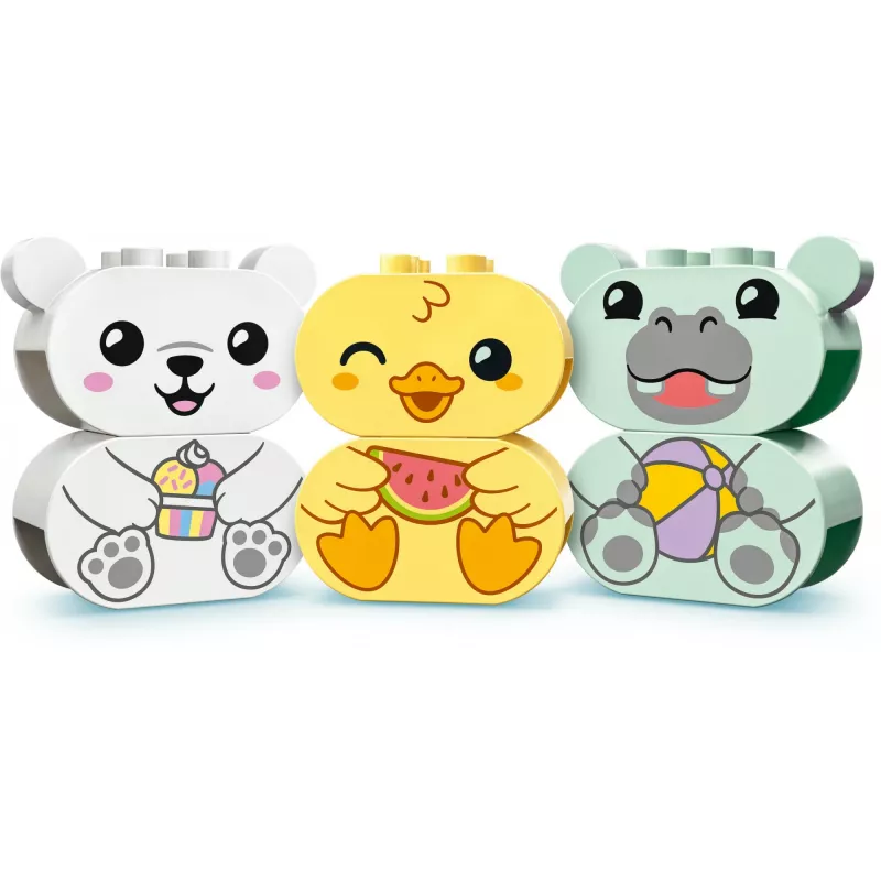 LEGO DUPLO 10965 ZABAWA W KĄPIELI: PŁYWAJĄCY ZWIERZĘCY POCIĄG