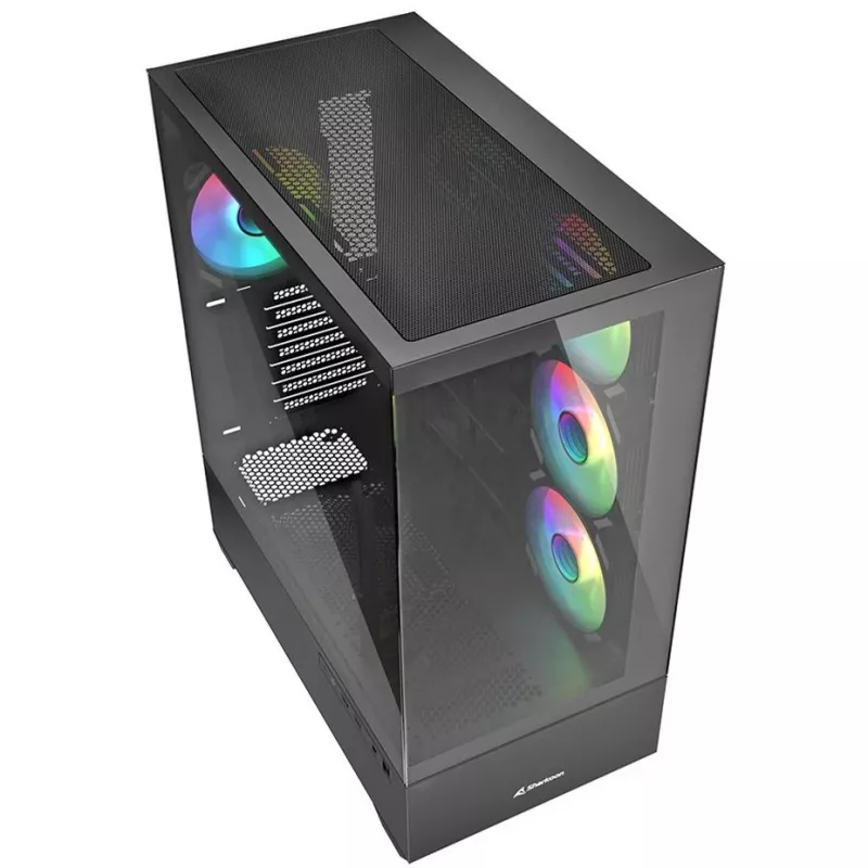 Obudowa PC Sharkoon AK6 RGB, ATX, czarna