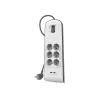 Listwa zasilająca Belkin BSV604VF2M-V2 — 6 gniazd, 2× USB-A, kabel 2 m