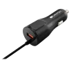Ładowarka samochodowa CANYON C-033 2.4A/USB-A z wbudowanym Lightning Czarny