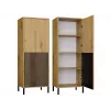 KAMARO 2DK cienki/GŁ dąb ARTISAN DISPLAY CABINET