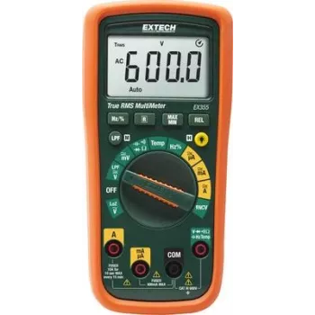 Extech EX355 multimetr cyfrowy ręczny CAT III 600 V Wyświetlacz (ilość): 6000 (EX355)
