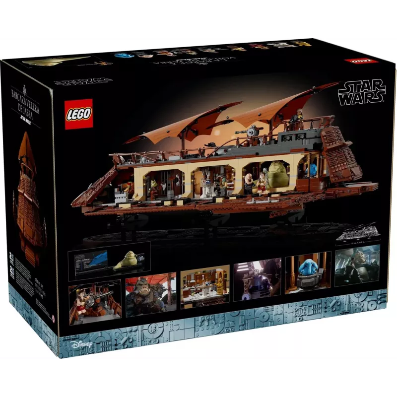 LEGO Star Wars set Jabba's Barge 75397 — 3943 elementów, 11 minifigurek, wiek 18+