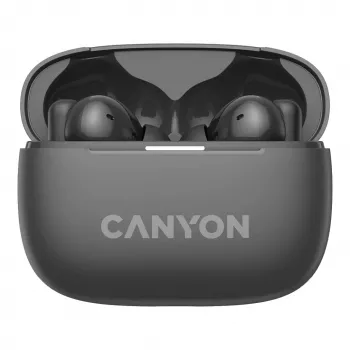 Słuchawki Canyon CNS-TWS10BK True Wireless Stereo (TWS) douszne do rozmów/muzyki/sportu/codziennego użytku USB Type-C Bluetooth Czarny (CNS-TWS10BK)