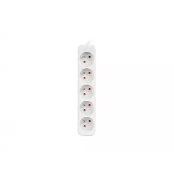 LANBERG PS0-05E-0150-W 1.5M Biały 5X 230V Przedłużacz Lanter KABEL Z PEŁNEJ MIEDZI
