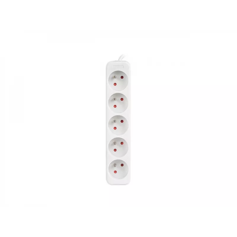 LANBERG PS0-05E-0150-W 1.5M Biały 5X 230V Przedłużacz Lanter KABEL Z PEŁNEJ MIEDZI