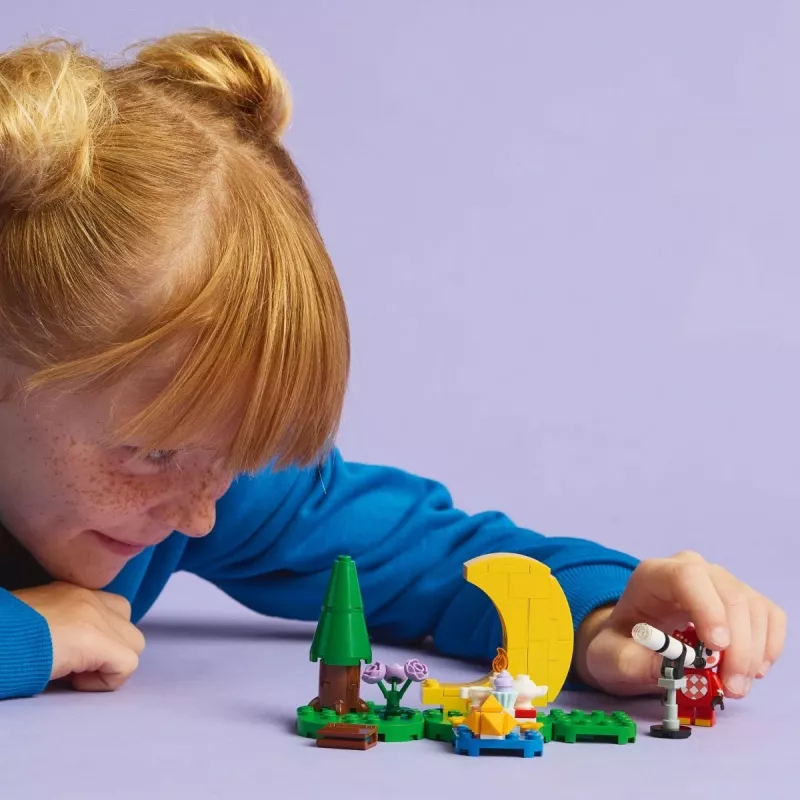 Zabawka konstrukcyjna LEGO Animal Crossing Obserwacja gwiazd z Eufemią zestaw 77053