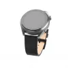 Skórzany pasek do zegarka FIXED FIXLST-22MM-BK — 22 mm szybkozłącze, czarny