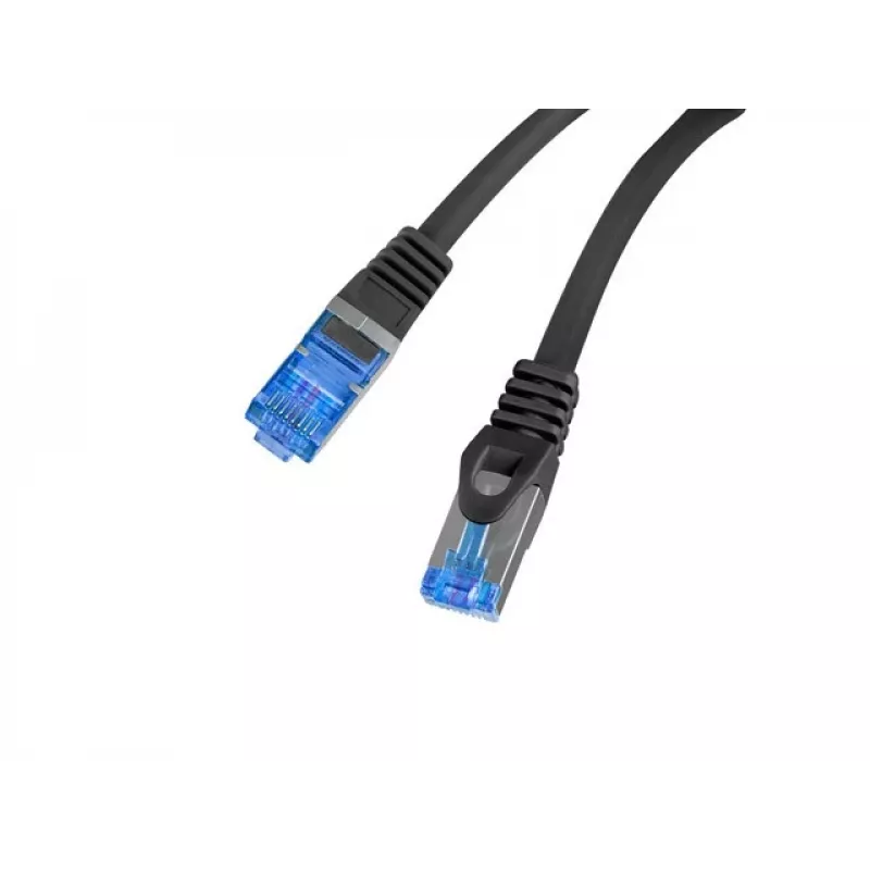 Kabel sieciowy Lanberg PCF6A-10CC-0025-BK RJ45 Cat6a 0,25 m czarny
