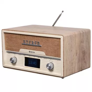 Osobisty odtwarzacz CD Denver MDA-525LW Wood 10W DAB+ FM