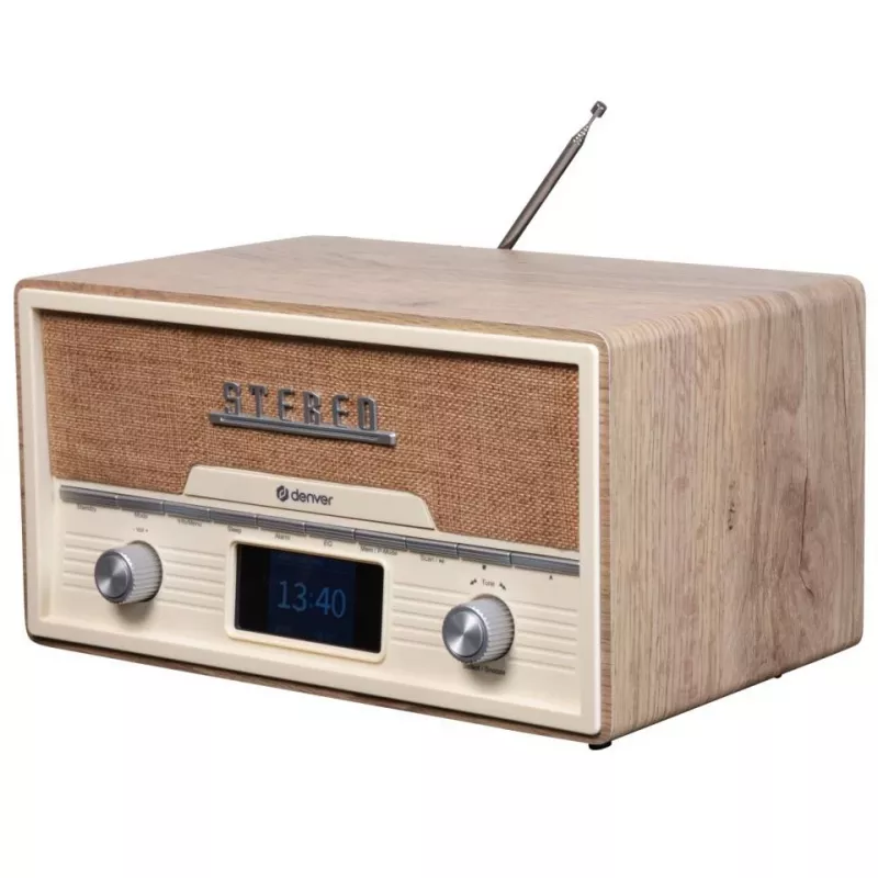 Osobisty odtwarzacz CD Denver MDA-525LW Wood 10W DAB+ FM