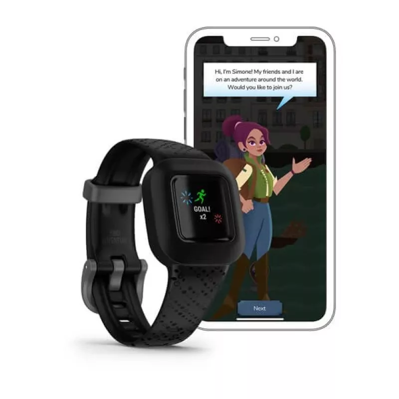 Garmin Vivofit Jr. 3 MIP Opaska aktywności 1,4 cm (0,55 cala) Czarny