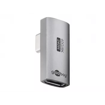 Goobay 74443 Adapter USB-C™ pionowy obrócony o 90°, USB4™ | Goobay