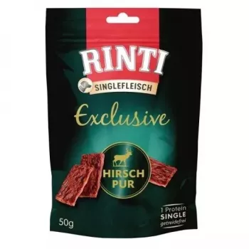 RINTI Singlefleisch Exclusive Deer - przysmak dla psa - 50g
