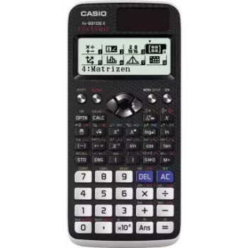 Casio FX-991DE X - Biurkowy - Kalkulator naukowy - Bateria/Słoneczna - Czarny