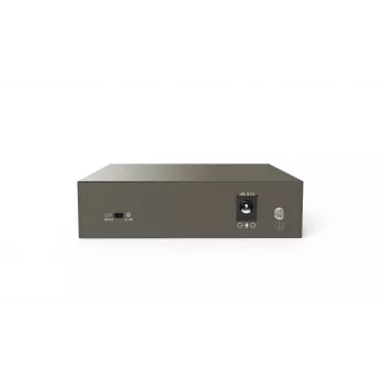 Przełącznik sieciowy TENDA TEG1105P-4-63W-EU, 5x Gigabit RJ-45, 4x PoE (57,8 W łącznie), 10 Gbit/s przełączanie