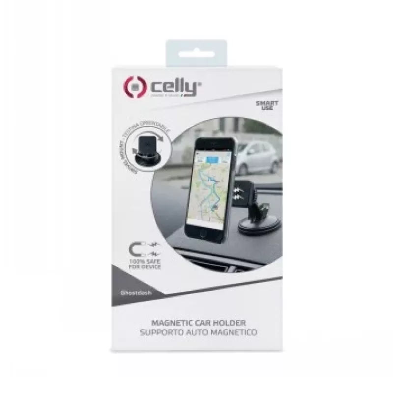 Uchwyt Celly GHOSTDASH Uchwyt pasywny Odtwarzacz MP3, Telefon komórkowy/Smartfon Czarny