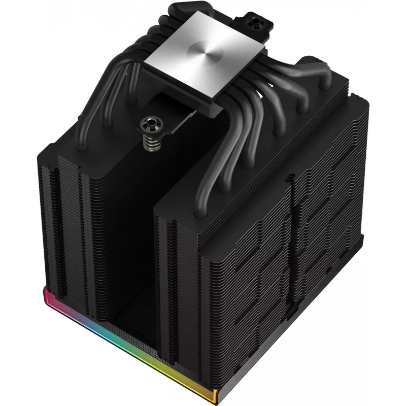Chłodzenie powietrzne DeepCool AK620 Digital PRO — wentylator 120 mm, 1750 RPM, 25 dB, 12 V, kompatybilne z LGA1700/AM5, czarny