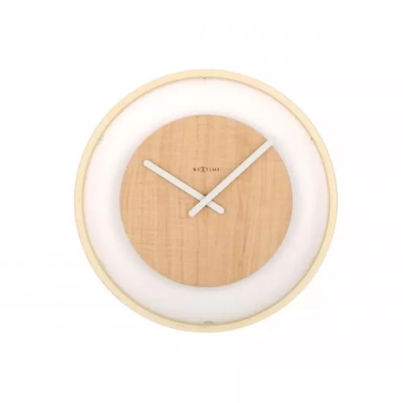 NeXtime klok 3046 Wood Loop, Ø30 cm, ścienna, drewno
