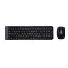 Bezprzewodowy zestaw MK220, Bezprzewodowy, RF, QWERTZ, Czarny, Mysz