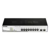 D-Link DGS-1210-08P/E Zarządzany przełącznik L2 Gigabit Ethernet (10/100/1000) Power over Ethernet (PoE) Czarny