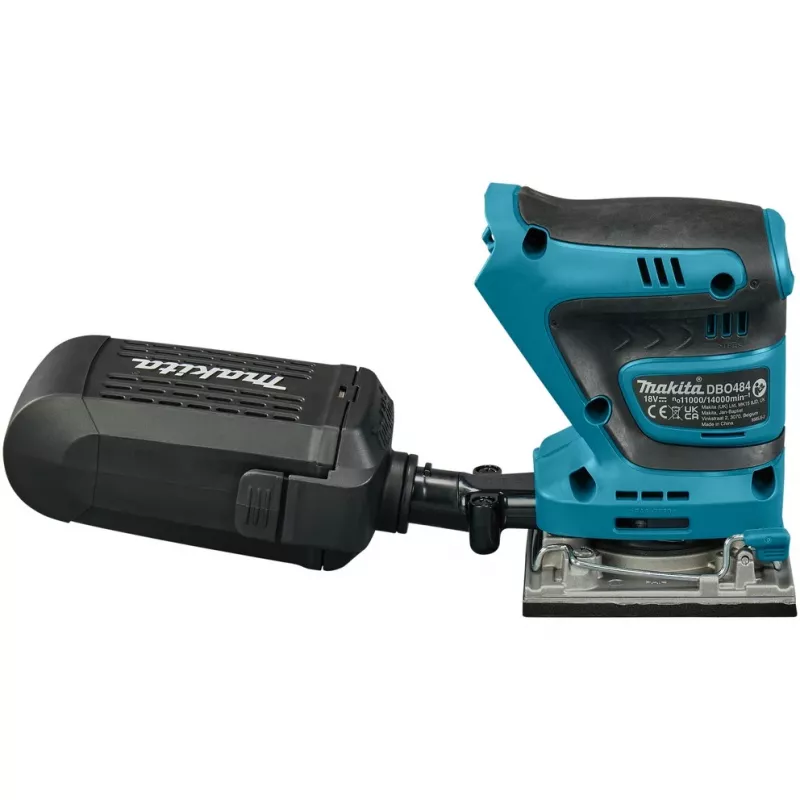 Szlifierka mimośrodowa Makita DBO484Z 14000 OPM Czarny, Niebieski