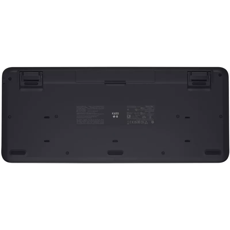Logitech Signature K650 - Klawiatura - Bezprzewodowa - Bluetooth 5,1 - QWERTY - Hiszpański - Grafit (920-010917)