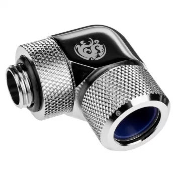 Rurka do układu chłodzenia komputera BitsPower BP-E90RMLA14 — Mosiądz, średnica 14 mm, Srebrny
