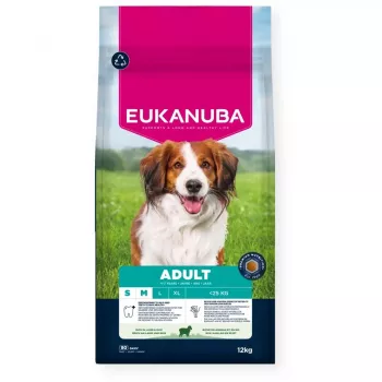 Sucha karma dla psa EUKANUBA Small/Medium Breed Adult Lamb & Rice 12 kg, 25% białka, 15% tłuszczu
