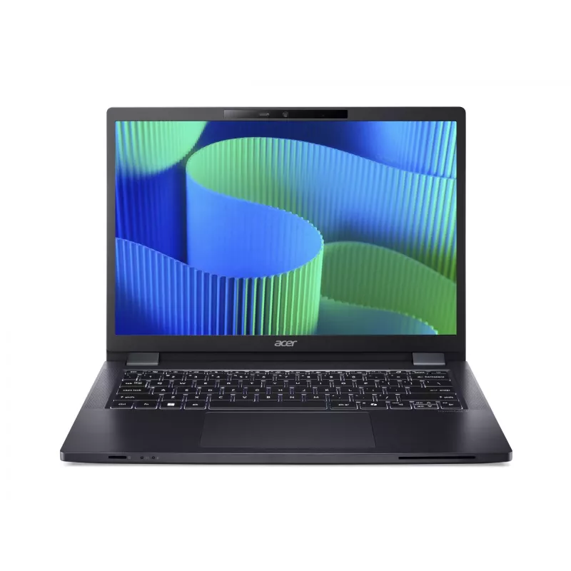 Acer | TravelMate TMP414-53-G2-TCO-585Q | Niebieski łupkowy | 14 cali | WUXGA | 1920 x 1200 pikseli | Intel Core 5 | 120U | 16 GB | DDR5 | Pojemność dysku SSD 256 GB | Intel Iris Xe