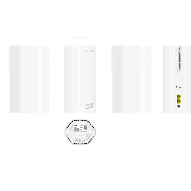 Router bezprzewodowy Tenda 5G01, Gigabit Ethernet, Dual-band (2,4 GHz / 5 GHz), 5G, biały