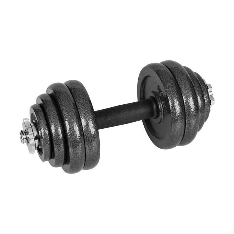 REBEL ACTIVE Regulowane hantle w walizce 30 kg ze sztangą