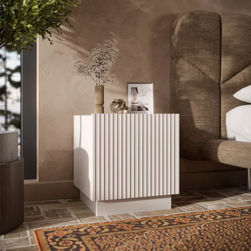 Zestaw szafek nocnych Cama meble LIVERTI 2 szt., 45×42×47 cm, kaszmir, płyta MDF i płyta wiórowa