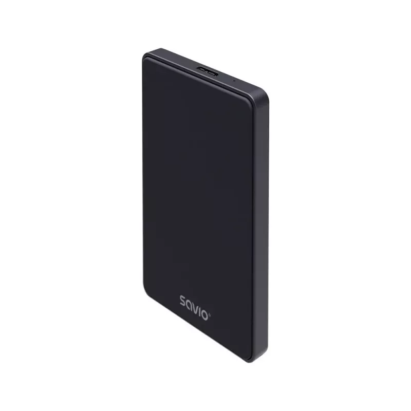 Obudowa HDD/SSD SAVIO AK-65 Czarna 2,5 cala SATA USB 3.0 5 Gbit/s Micro-USB