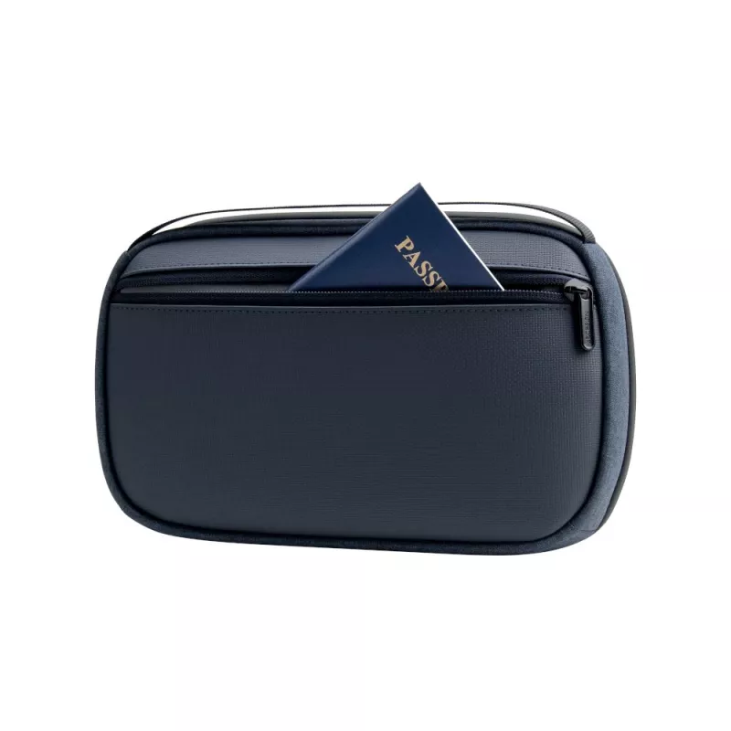 Kosmetyczka XDDESIGN First-Class All-in-One Travel Organiser P706.3425, Granat, zamek błyskawiczny, 380 g, karton zewnętrzny 17×27.5 cm