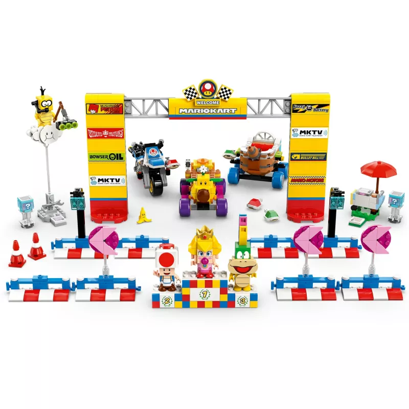 Klocki Mario Kart - Zestaw Baby Peach i Grand Prix