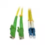 LWL-2-Fiber-Patchk. 0 -5mtr.LSH(E2000APC)-LC - 9/125um - OS2 - G657A2 - AD=3mm - Synergy 21 -
