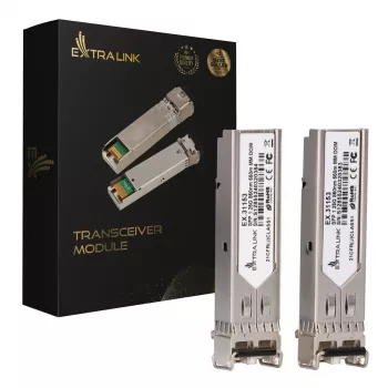 Moduł SFP Extralink 1,25 Gb/s LC/UPC 850 nm 550 m wielomodowy (zestaw 2 szt.)