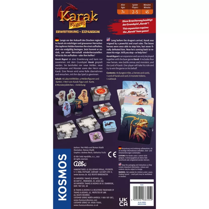 Karak Regent, Rozszerzenie do gry planszowej
