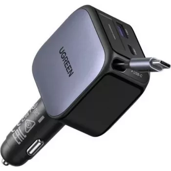 Ładowarka samochodowa UGREEN Fast Car Charger 2-Port 60W (55212B) — 2-portowa ładowarka USB do pojazdu 60W