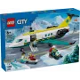 LEGO City Samolot Ratunkowy 60465 – mały zestaw konstrukcyjny samolotu ratunkowego, 403 elementy, 4 minifigurki, wiek 6+