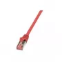 Kabel sieciowy LogiLink 5m Kat.6 RJ-45 S/FTP czerwony