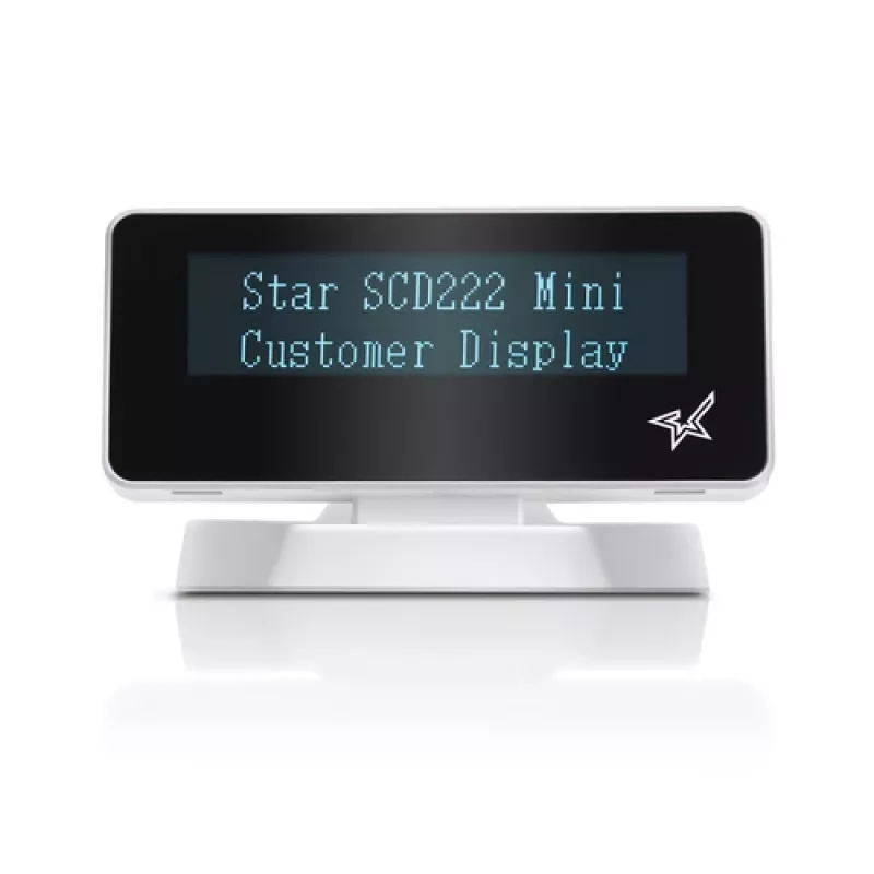 Wyświetlacz Star Micronics SCD222U 20 cyfr USB 2.0 Biały