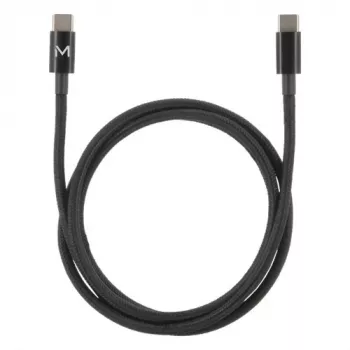 Kabel - USB C / USB C - 2M 100W - Miękka torba